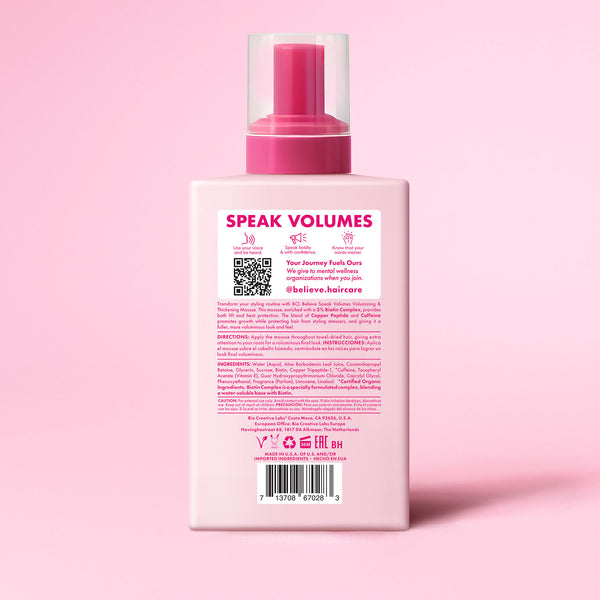 Believe Speak Volumes Mousse